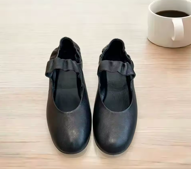 Grâce Ballerine Cuir