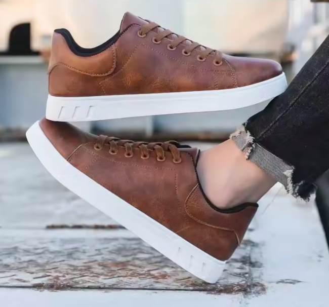 Brise Sneaker Cuir Homme