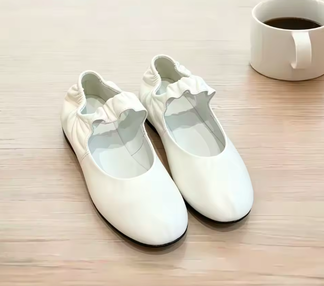 Grâce Ballerine Cuir
